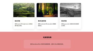 CSS滤镜篇